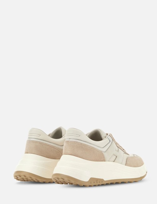 Sneakers Hi-Fi Avorio Marrone