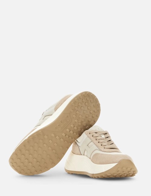 Sneakers Hi-Fi Avorio Marrone