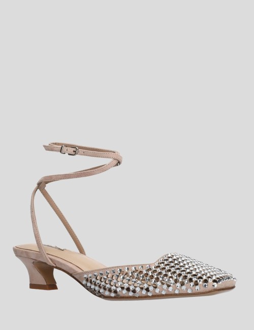 Scarpa con tacco PIA PUMP 45 con strass nude