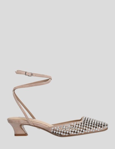 Scarpa con tacco PIA PUMP 45 con strass nude
