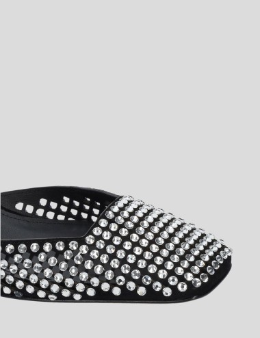 Scarpa con tacco PIA PUMP 45 con strass nera
