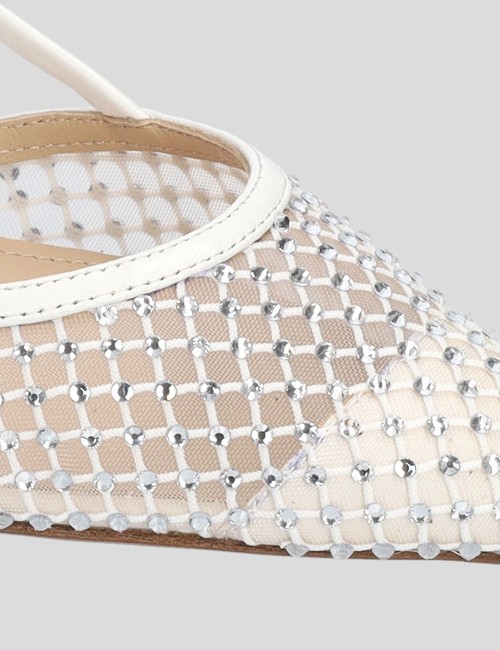Slingback CARMEN PUMP 55 white