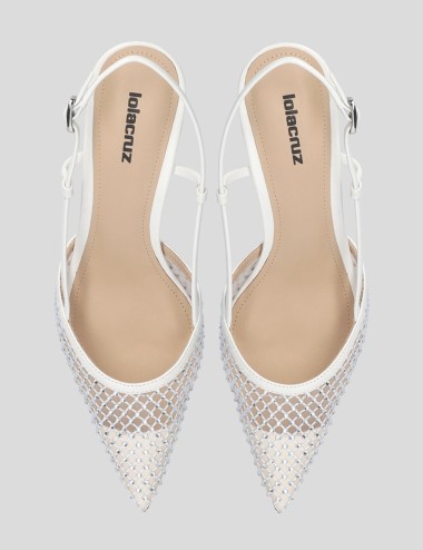 Slingback CARMEN PUMP 55 bianca