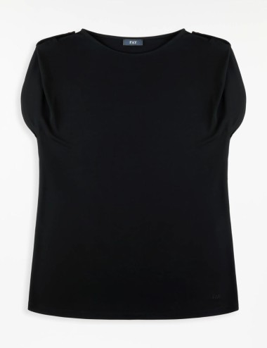 Blusa in Jersey nera