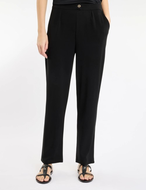 Trousers in Jersey black