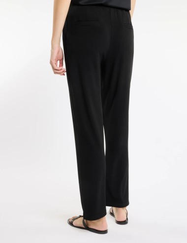 Trousers in Jersey black