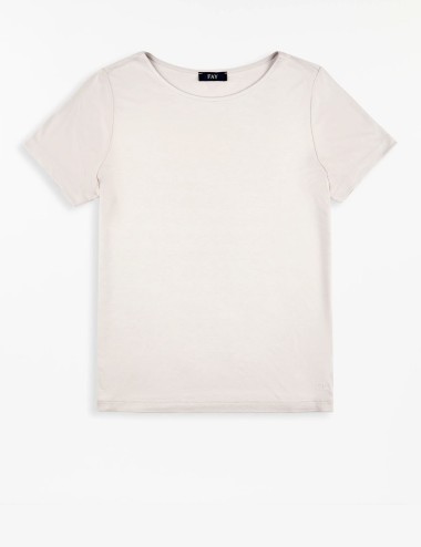 T-shirt in Jersey bianco