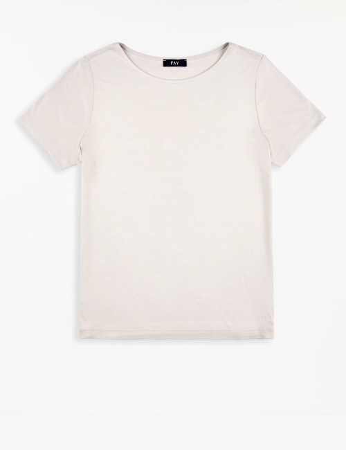 T-shirt in Jersey bianco