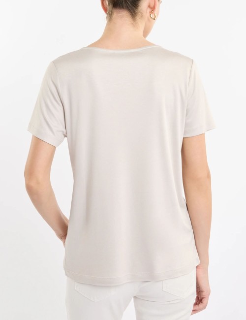 T-shirt in Jersey bianco