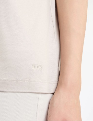 T-shirt in Jersey bianco