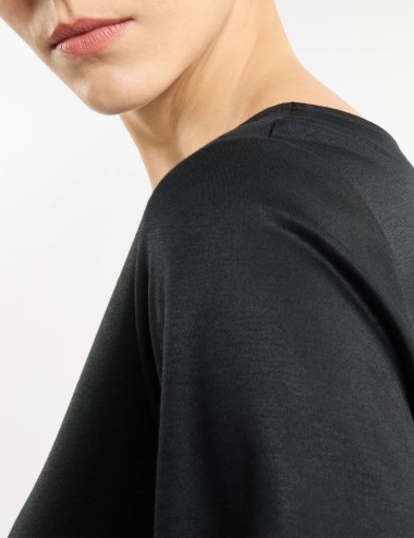 T-shirt in Jersey nera