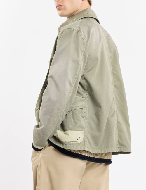 4 Ganci In Twill di Cotone - Fay Archive verde