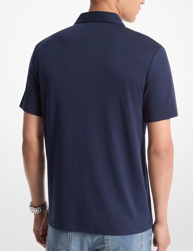 Polo in cotone notte
