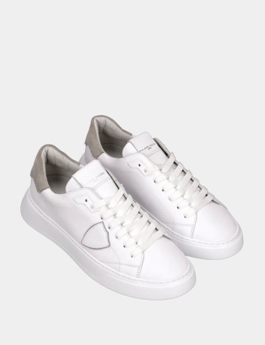 Sneakers Temple Bianco Grigio