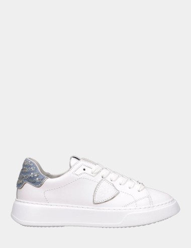 Sneakers Temple Bianco Denim