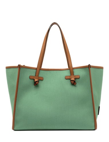 Marcella shopping bag MENTA CORDA CARAMEL