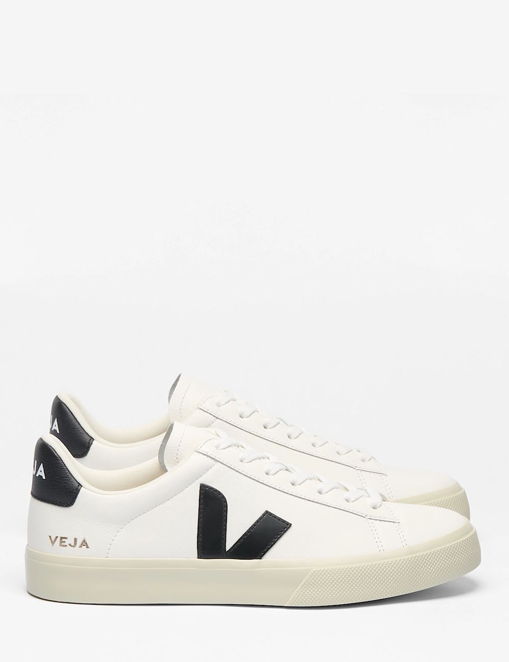 SNEAKERS CAMPO LEATHER WHITE BLACK