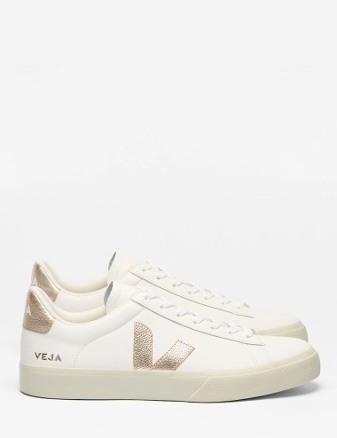 SNEAKERS CAMPO LEATHER WHITE PLATINE