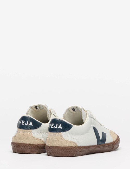 SNEAKERS VOLLEY LEATHER WHITE NAUTICO BARK