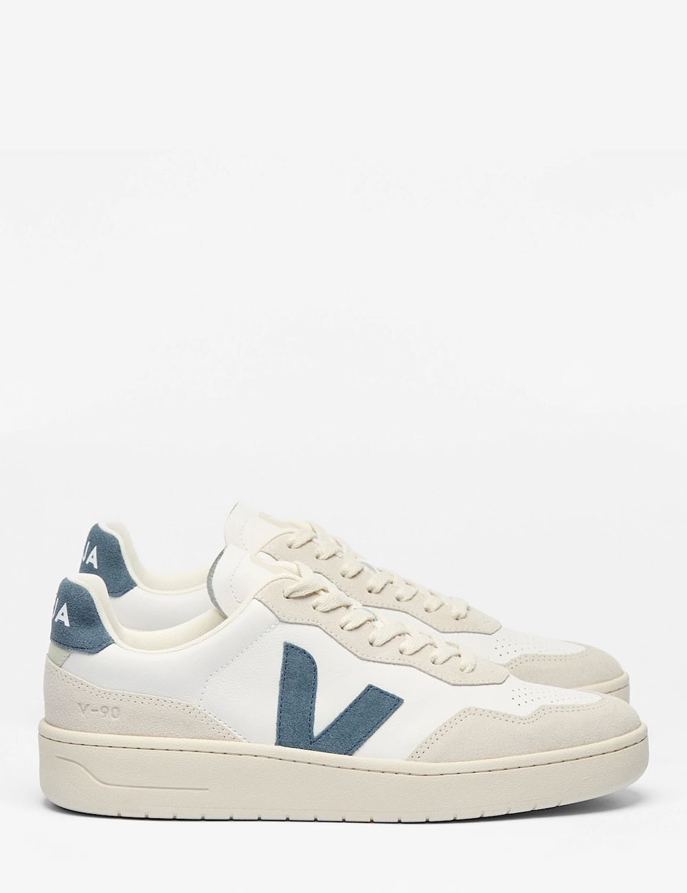SNEAKERS V-90 LEATHER WHITE CALIFORNIA