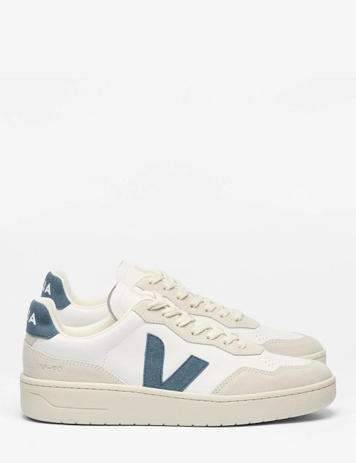 SNEAKERS V-90 LEATHER WHITE CALIFORNIA