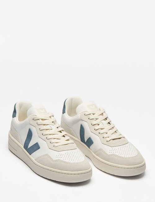 SNEAKERS V-90 LEATHER WHITE CALIFORNIA