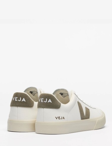 SNEAKERS CAMPO LEATHER WHITE KAKI