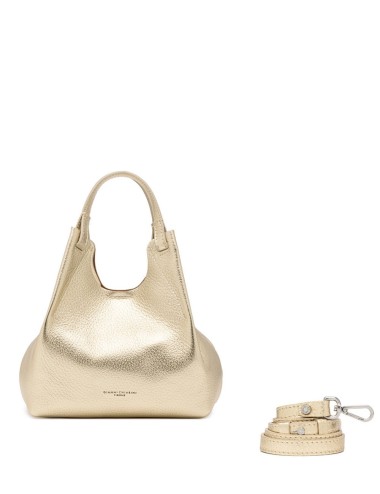 Borsa media DUA LIGHT GOLD CARAMELLO