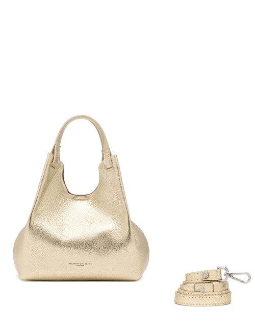 Medium bag DUA LIGHT GOLD CARAMELLO