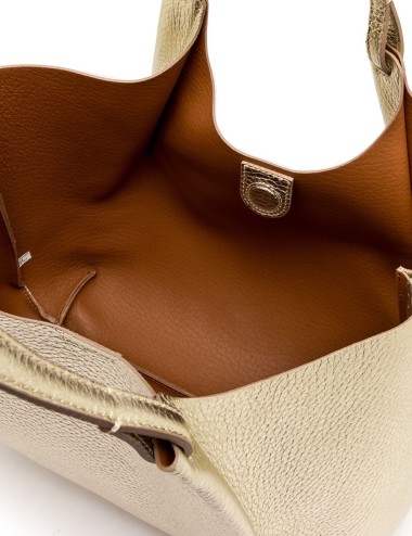 Borsa DUA LIGHT GOLD CARAMELLO
