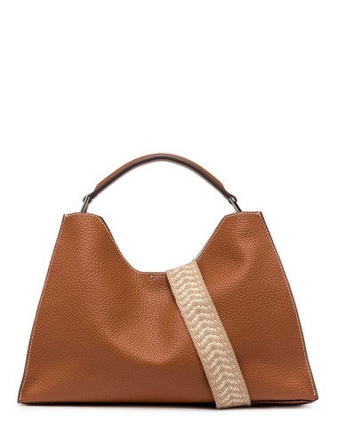 Shoulder bag AURORA CARAMELLO SABBIA