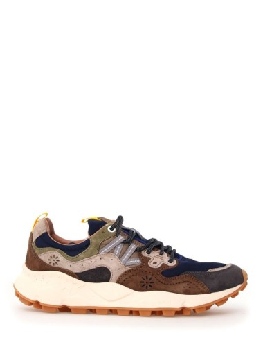 SNEAKERS YAMANO 3 MAN SUEDE/NYLON GREY-BLUE
