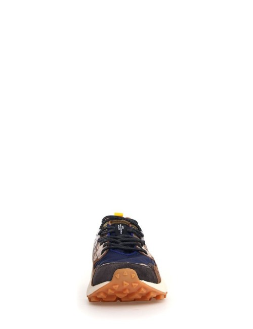 SNEAKERS YAMANO 3 MAN SUEDE/NYLON GREY-BLUE