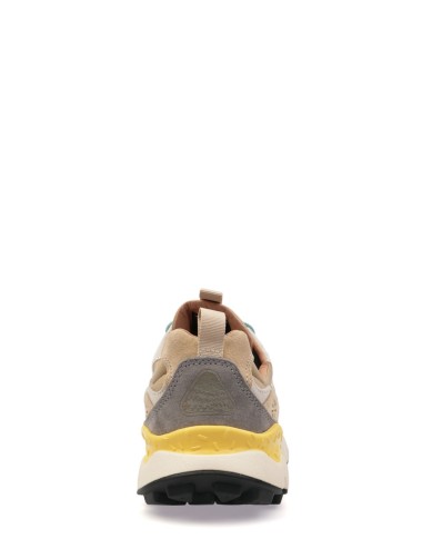 SNEAKERS YAMANO 3 MAN SUEDE/NYLON-RIPSTOP BROWN-GREY