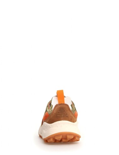 SNEAKERS YAMANO 3 MAN SUEDE/NYLON-RIPSTOP MILITARE-BROWN