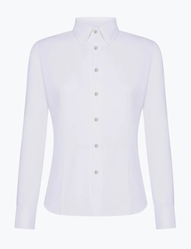Camicia Oxford Wom Shirt bianca
