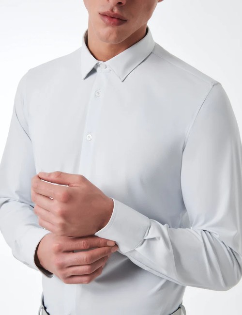 Oxford Open Shirt White