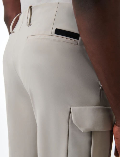 Pantalone Corto Surflex Cargo Short Pant White Sand