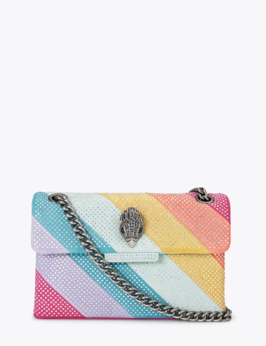 Small chelsea cross body bag multi-color crystal