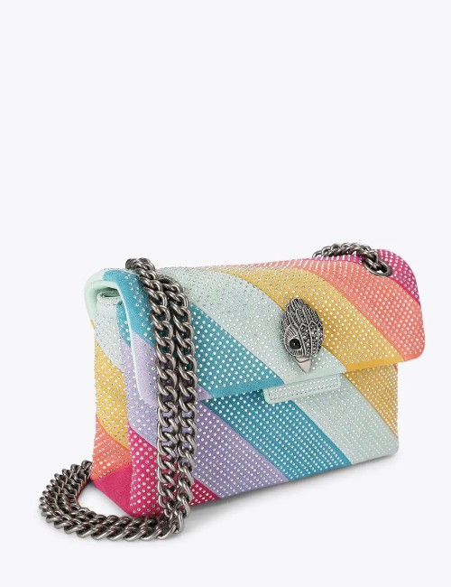 Small chelsea cross body bag multi-color crystal