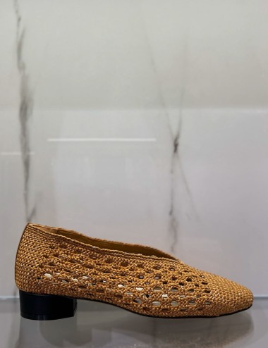Ballerina NET INTRECCIO tan