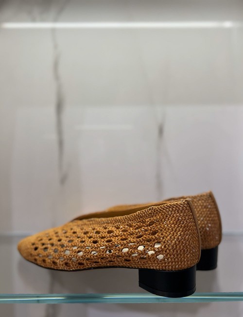 Ballerina NET INTRECCIO tan