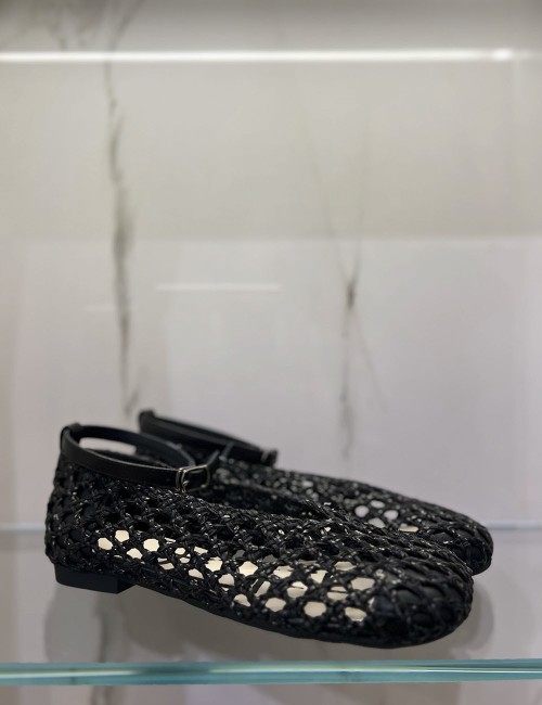 Ballerina HOLES INTRECCIO nera
