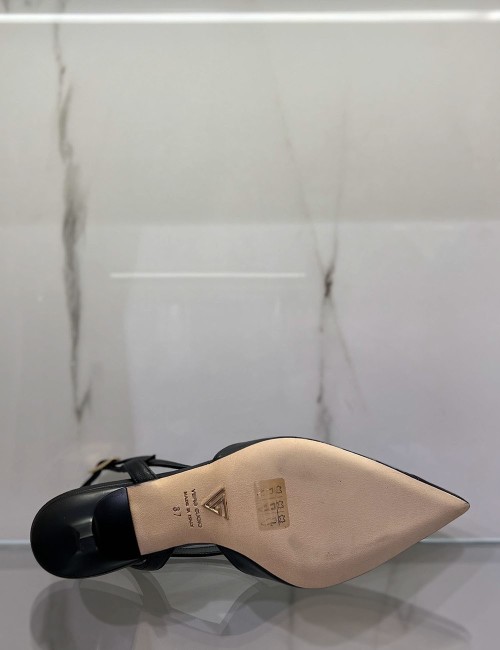 Slingback in nappa RUTH nera