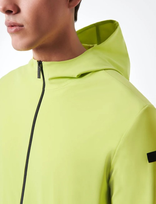 Maglia Surflex Hood Zip Fleece verde prato