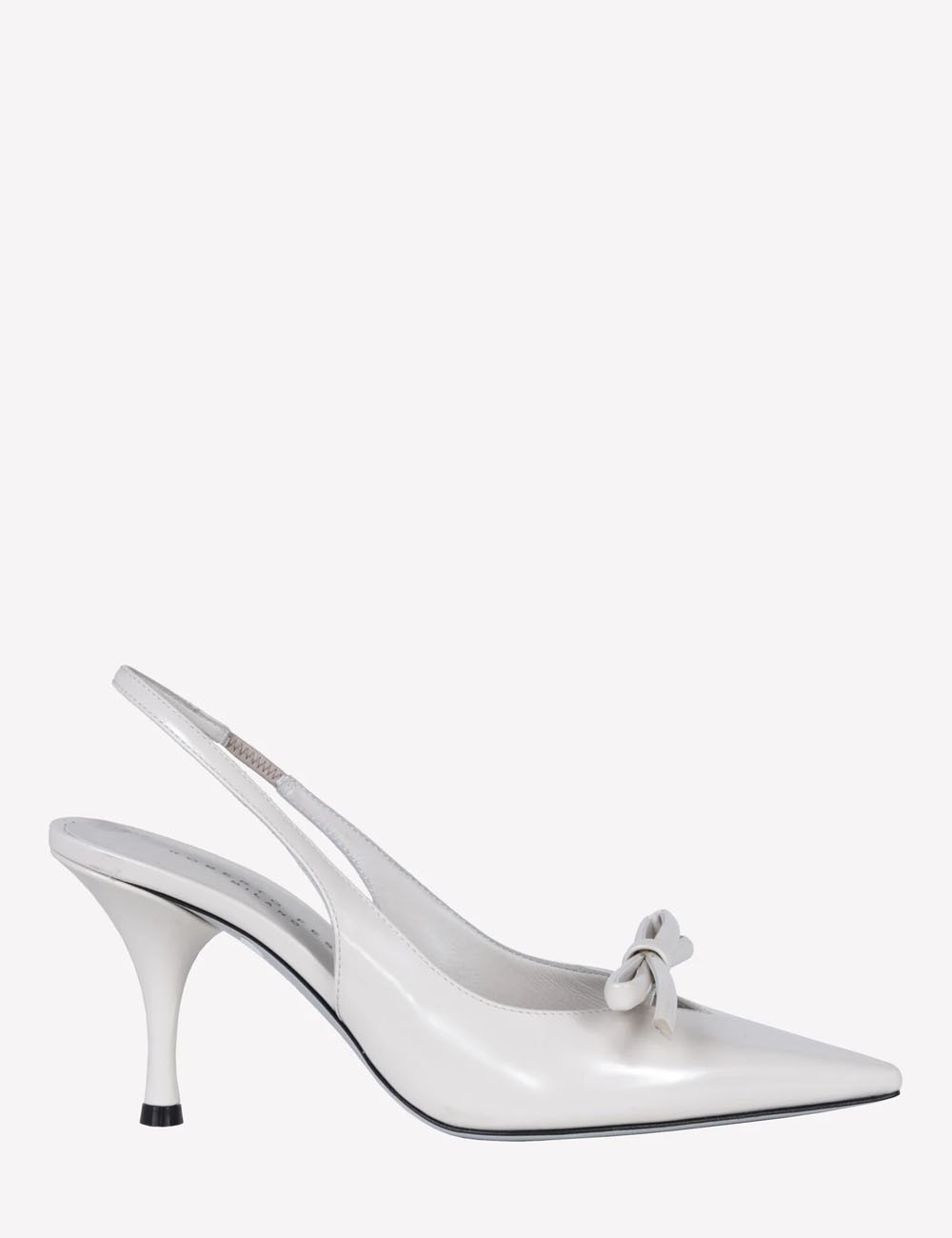 Slingback MARIGOLD in vitello spazzolato con fiocco ice