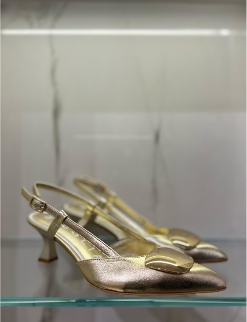 Slingback LAMINATA platino
