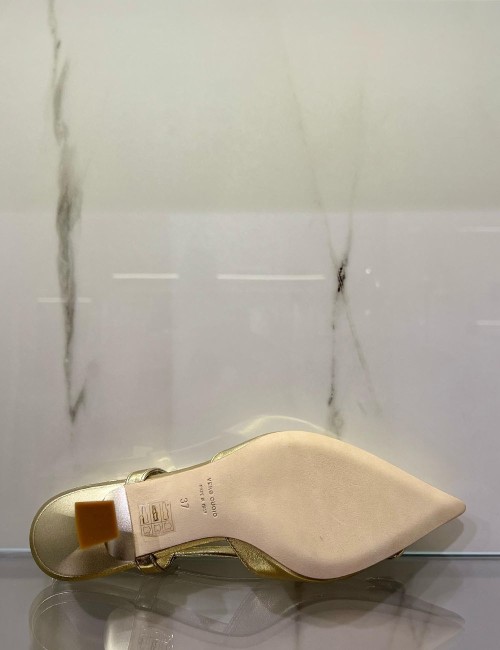 Slingback LAMINATA platino