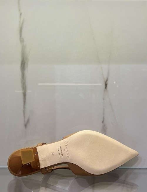 Slingback Nappa NOISETTE nocciola