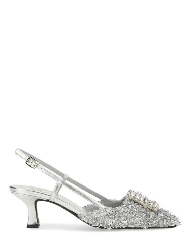Slingback STEFI soubrette con luxor silver
